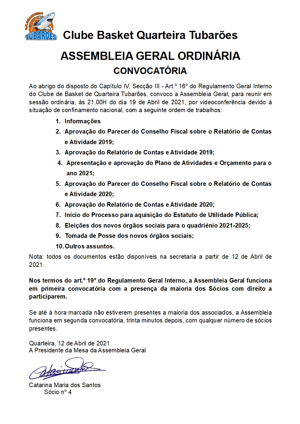 Assembleia nov 2018