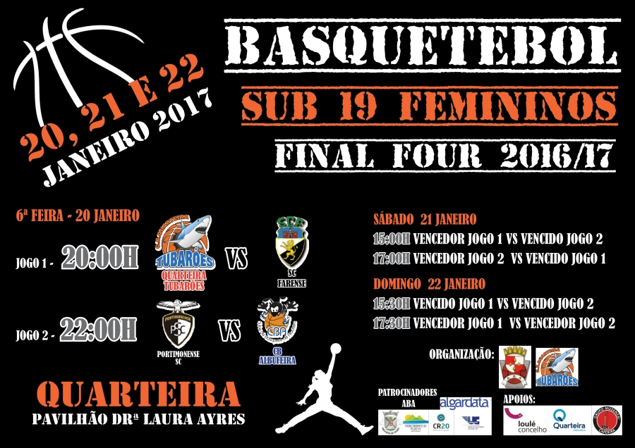 Cartaz finais S19F patrocinadores