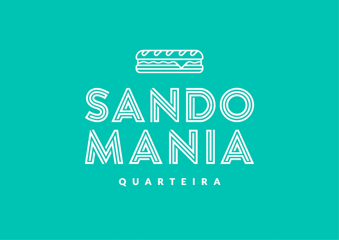 Sandomania LOGO verde negativo